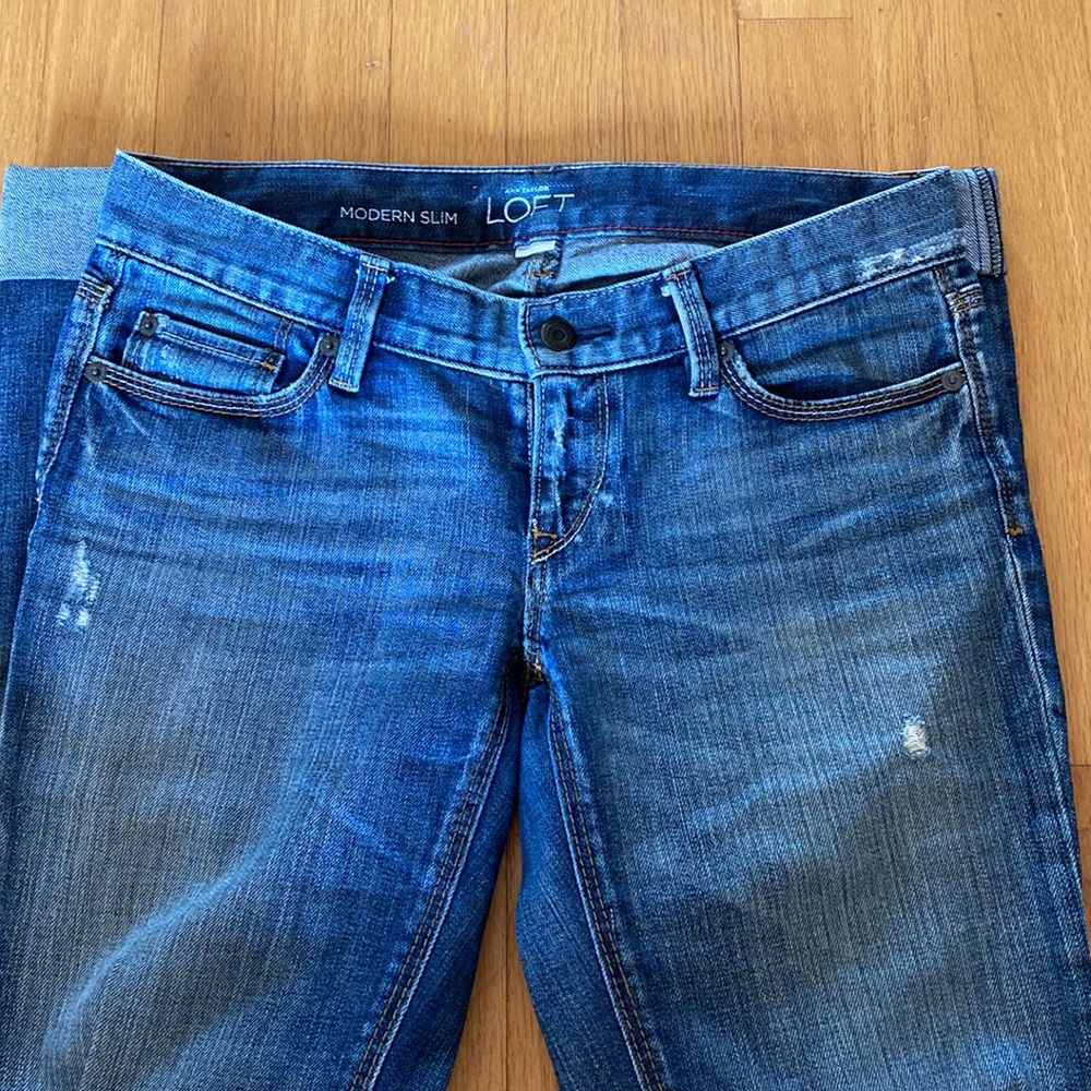 LOFT MODERN SLIM BOYFRIEND - Picture 2 of 6